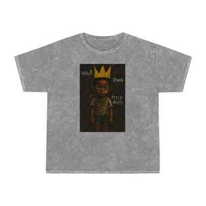 Unisex Mineral Wash T-Shirt - Pitit Ayiti Graphic Tee